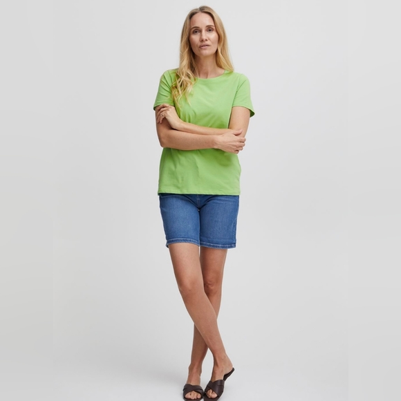 Fransa Green Basic Tee /NWT - Picture 3 of 6